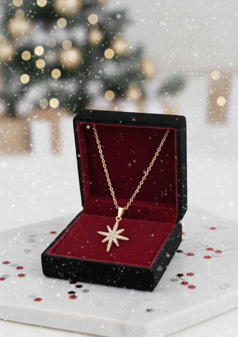 24 Karat Polaris Star Necklace