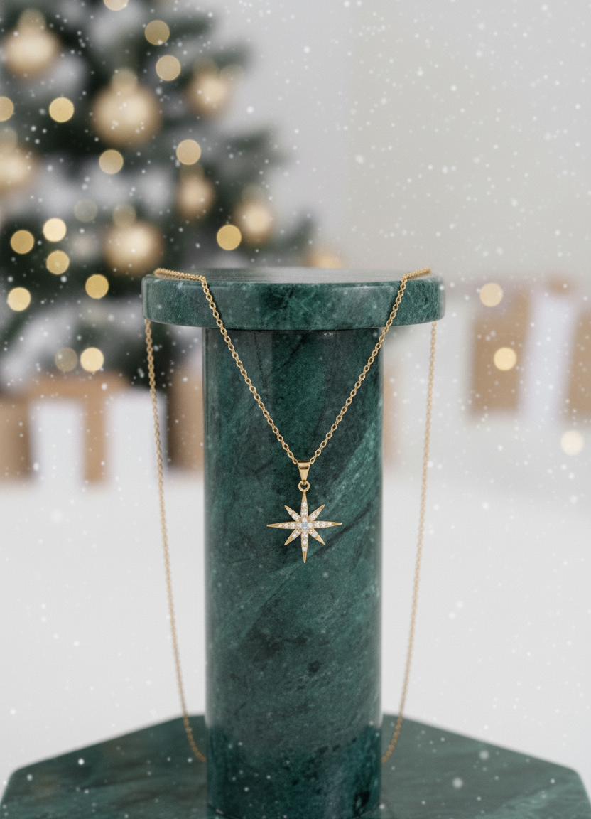 24 Karat Polaris Star Necklace