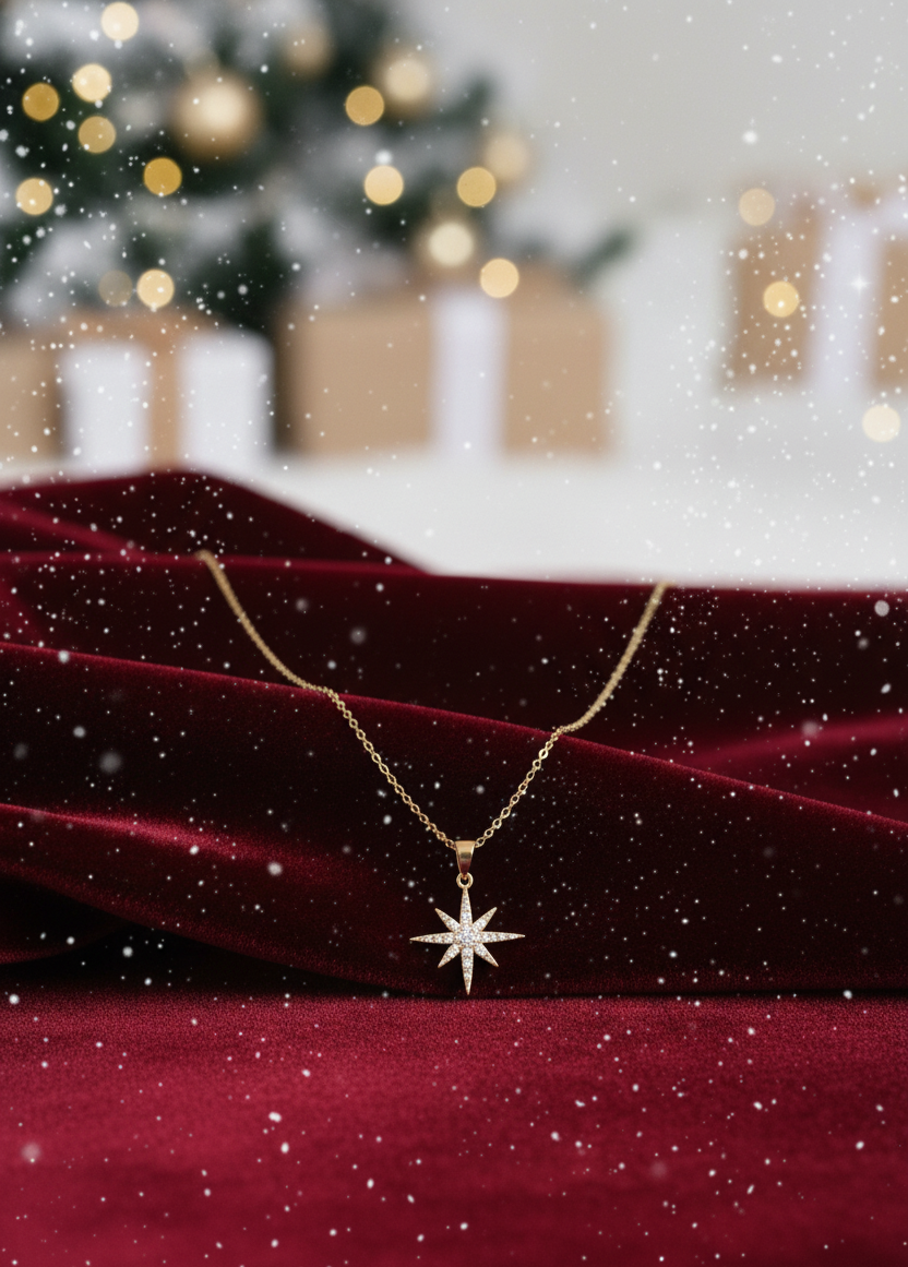 24 Karat Polaris Star Necklace