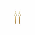 Circle Long Chain Earrings